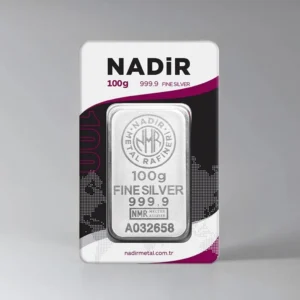 Nadir 100g Silver Bar 999.9