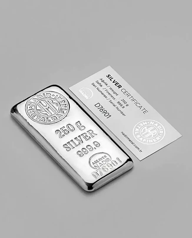 Nadir 250g Silver Bar - الصورة 2