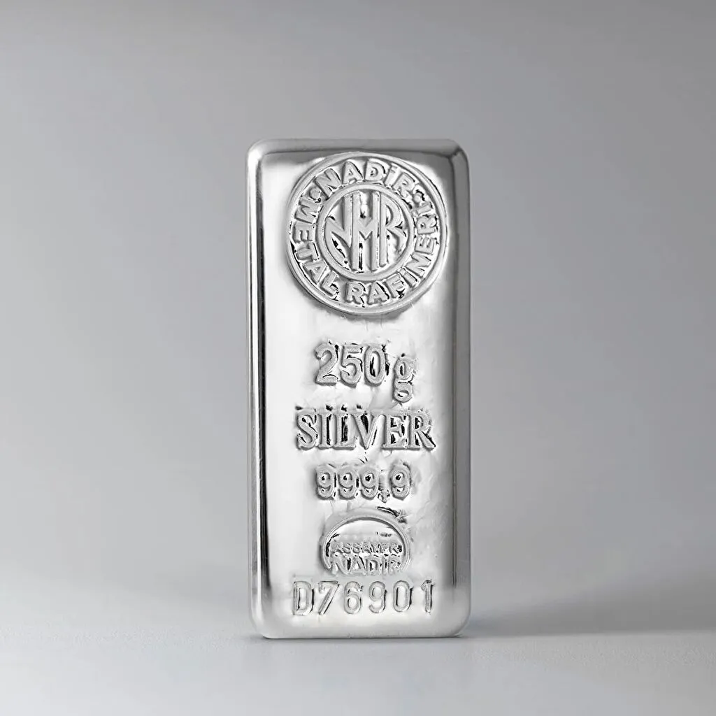 Nadir 250g Silver Bar